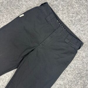 Five Star General Mens Relaxed Crop Work Pants Black Cotton Poly Blend Size 7/28